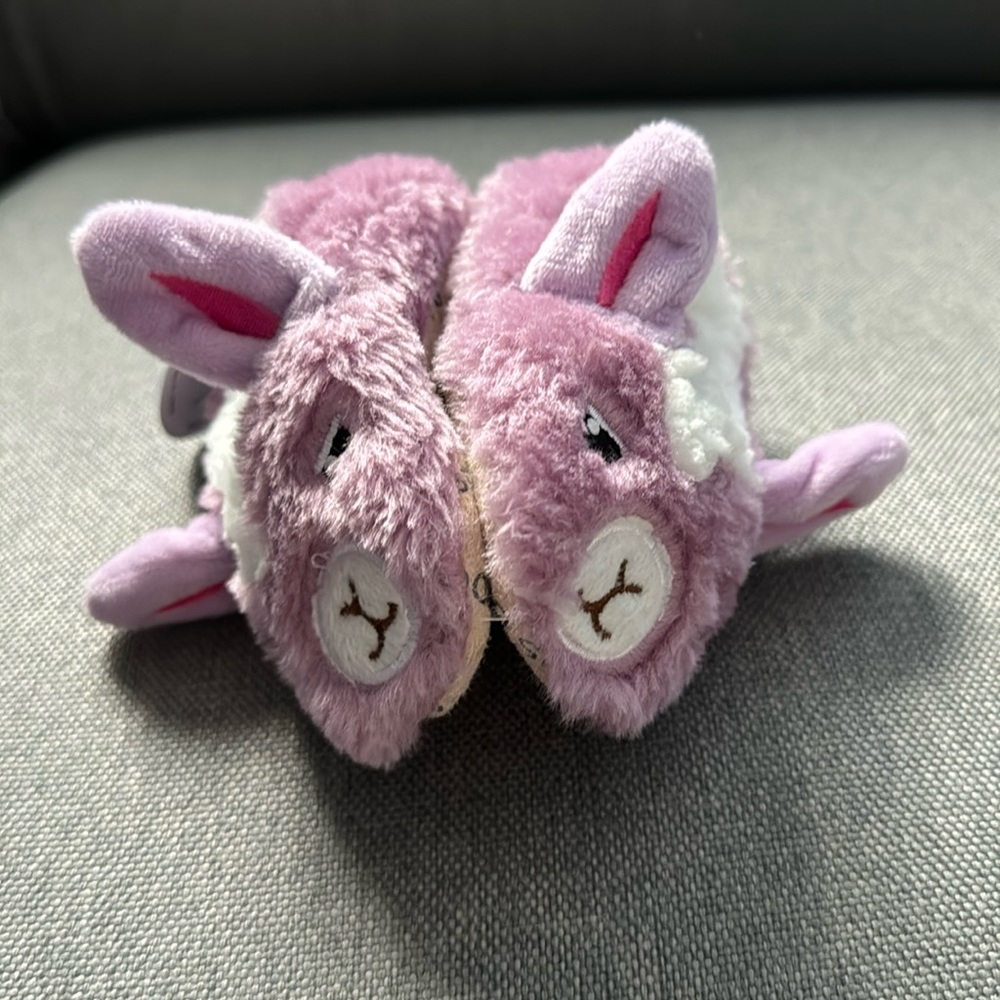 New Purple llama slippers size 0-3 months